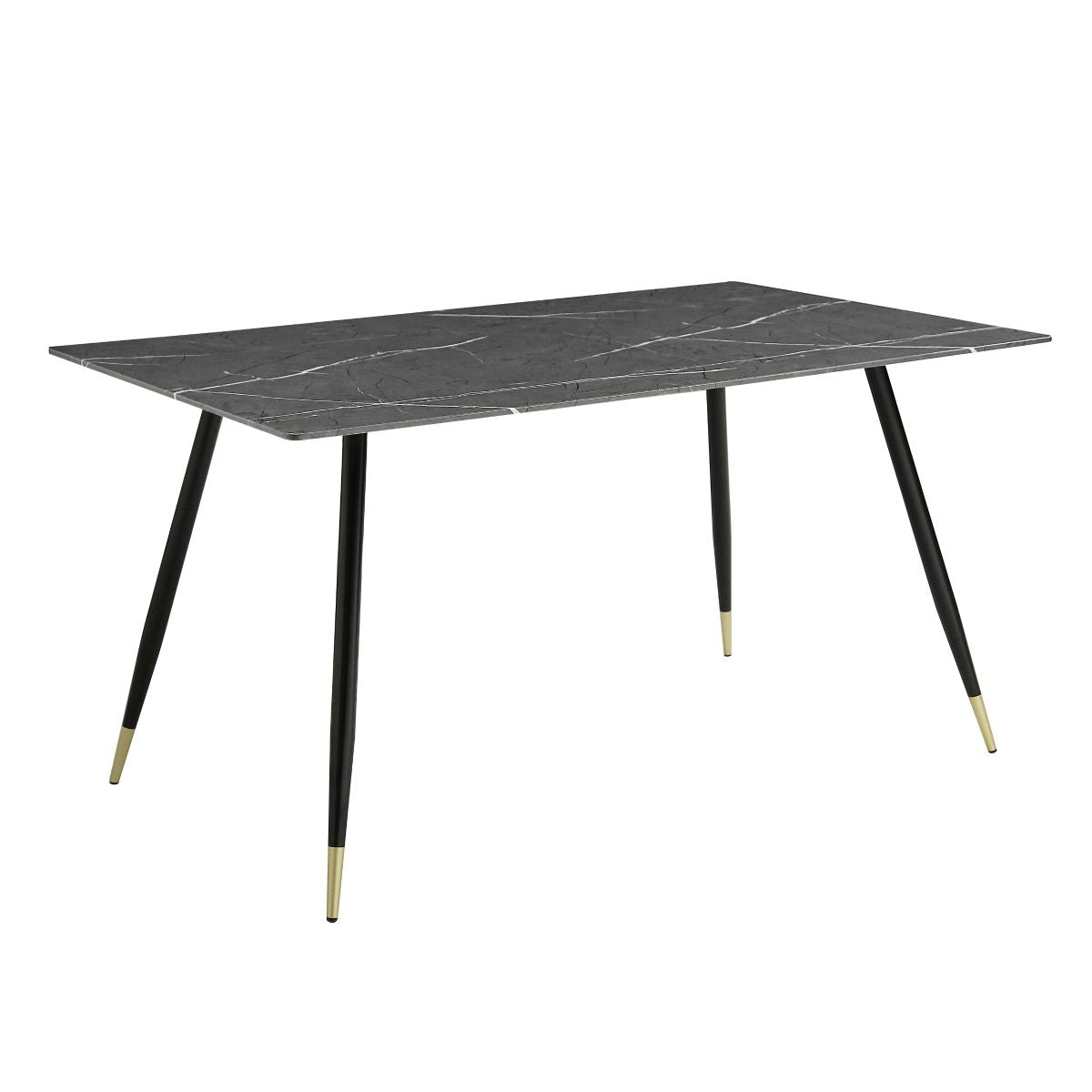 Clemente - Dining Table - Black / Dark Gray