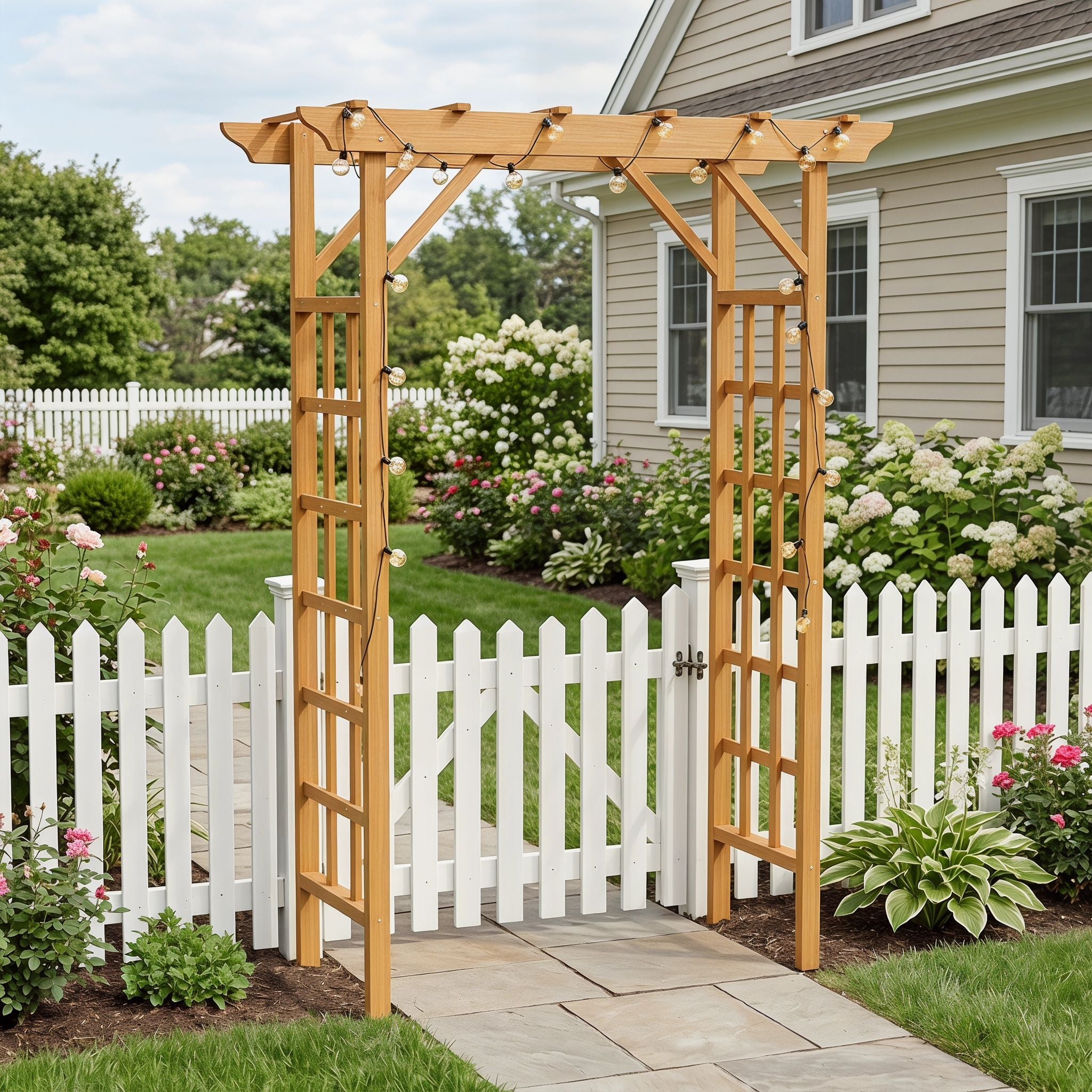 Wedding Arbor With Trellis Design