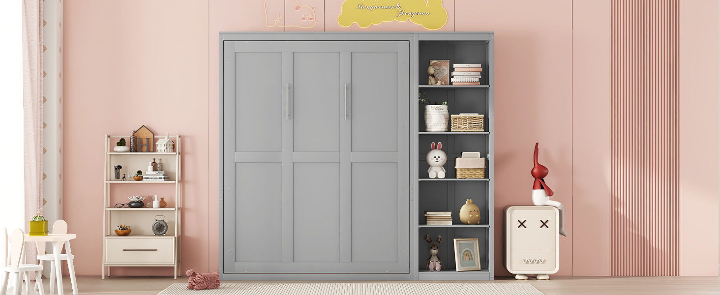 Murphy Wall Bed With Shelves