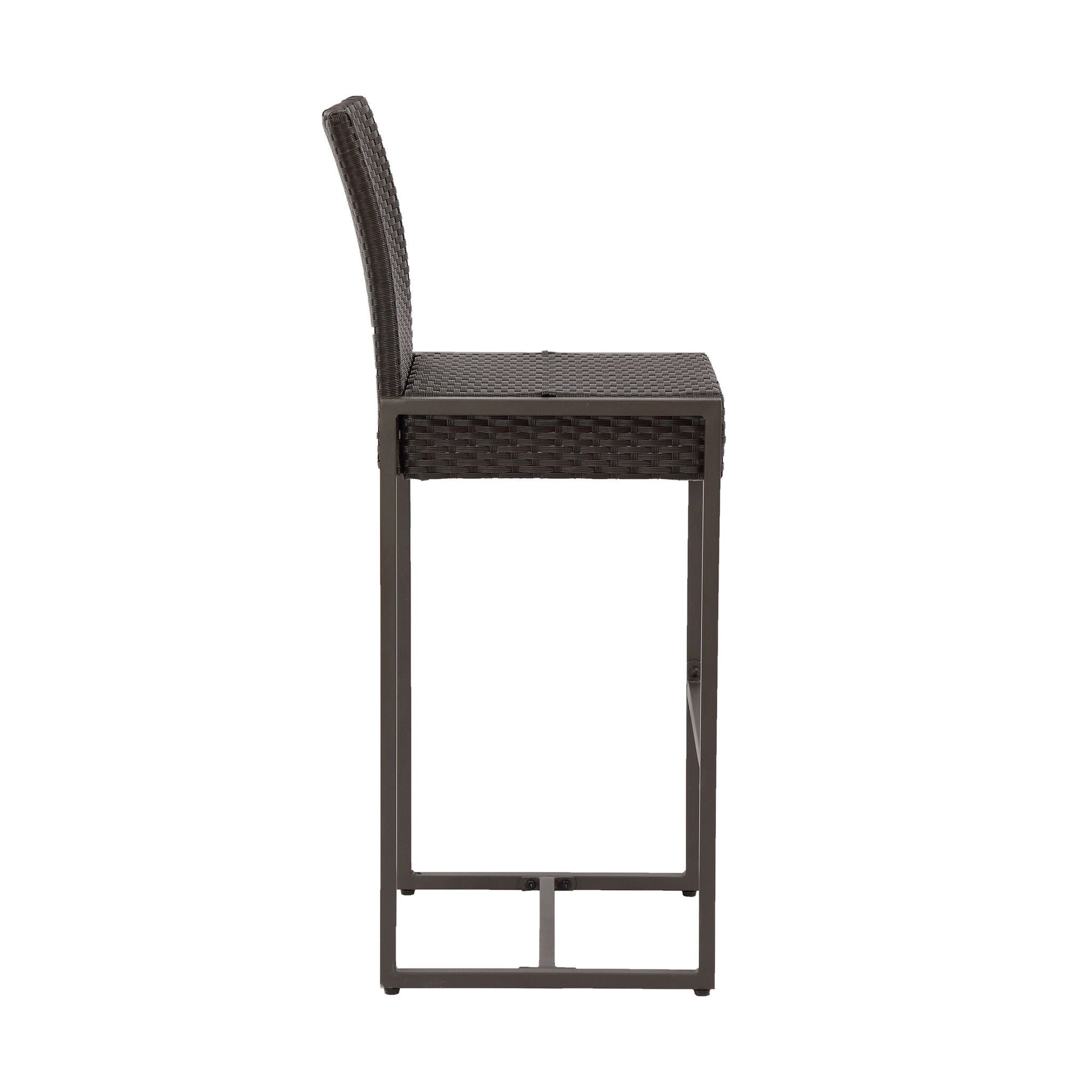 Outdoor Barstool With Hand Crafted Details (Set of 2)
