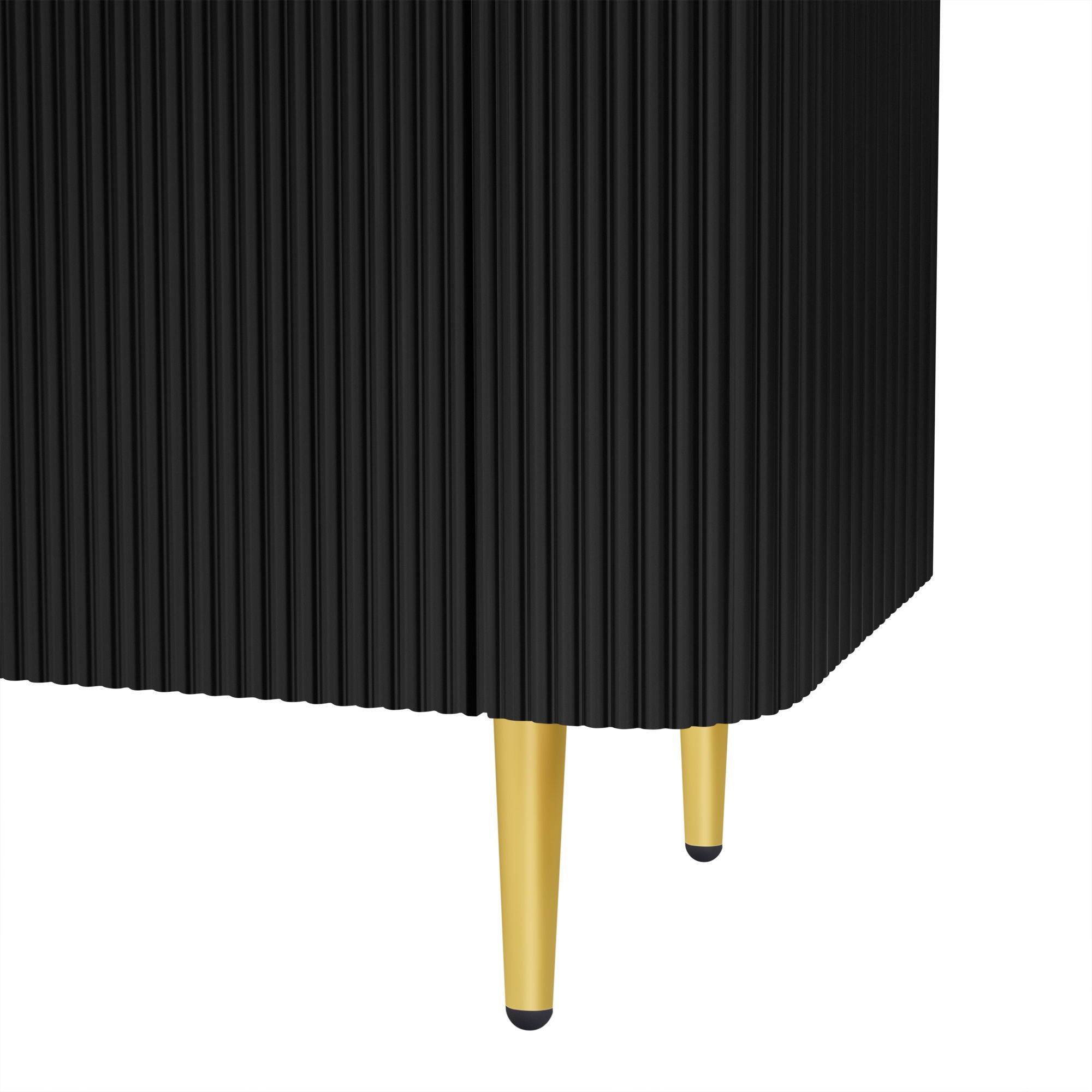 Minimalist TV Stand For TVs Up To 85", Modern Entertainment Center Media Console With 4 Spacious Cabinets For Living Room