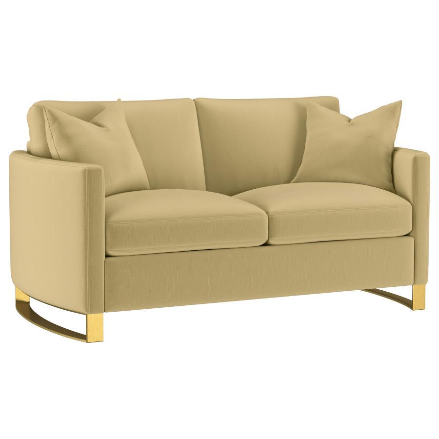Corliss - Upholstered Arched Arm Loveseat