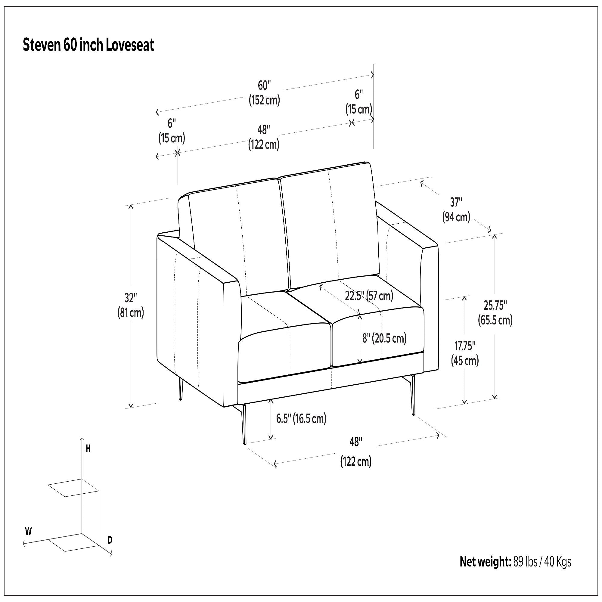 Stevens - Loveseat