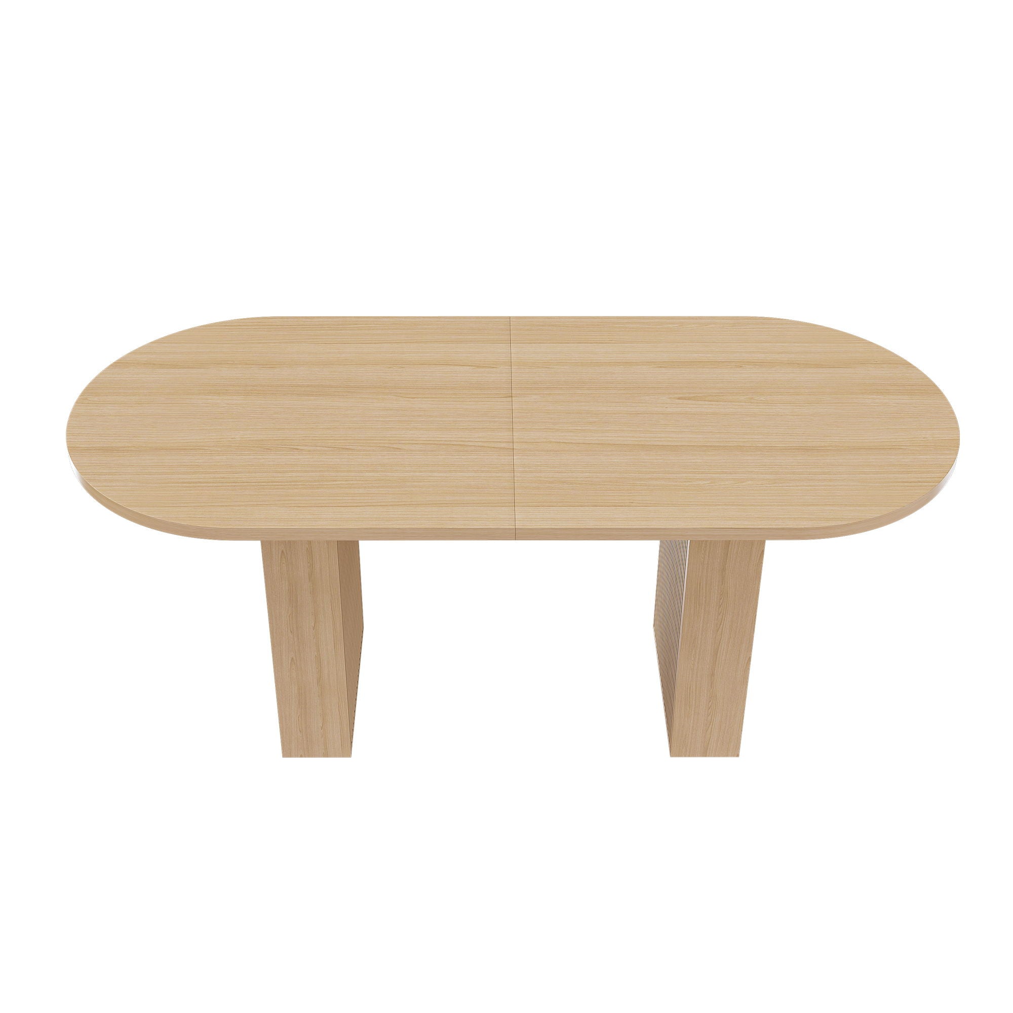 Modern Farmhouse Oval Dining Table With Slim Base