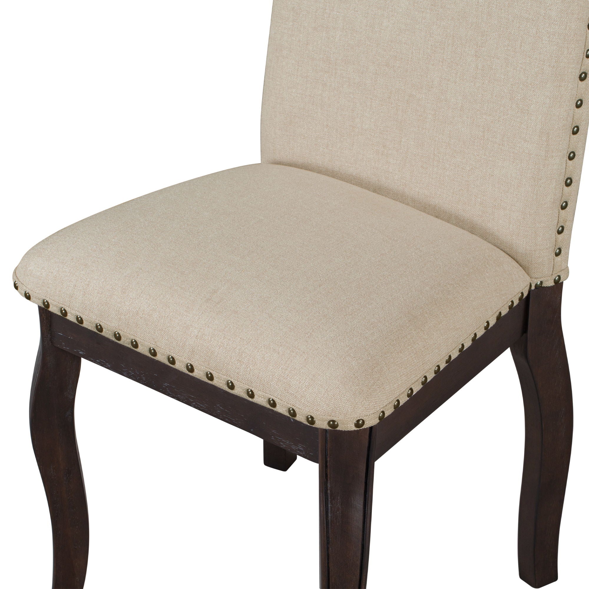 Upholstered Dining Chairs With Nailhead (Set of 2)
