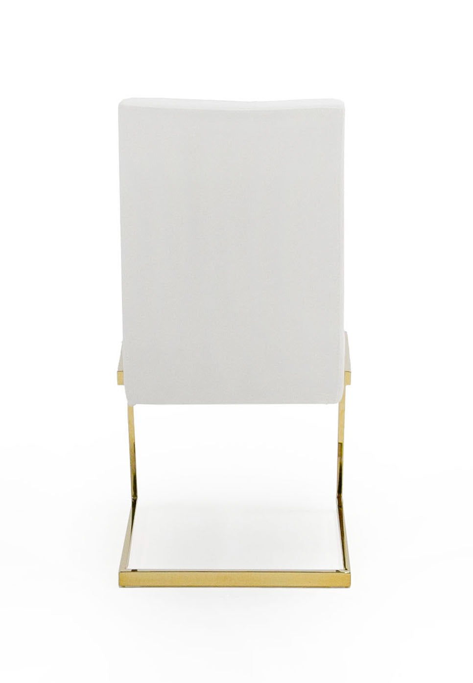 Modrest Batavia - Modern White & Gold Dining Chair (Set of 2)