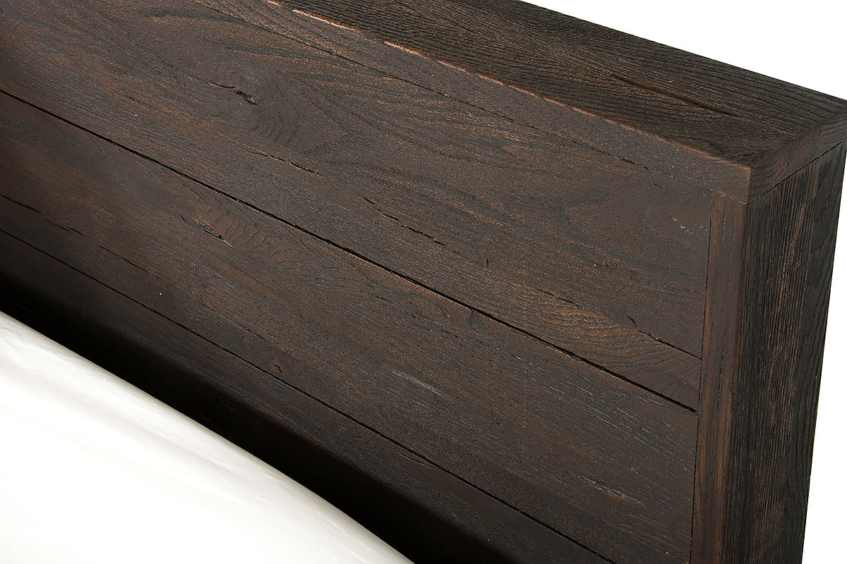 Modrest Selma Modern Dark Aged Oak Eastern King Bed
