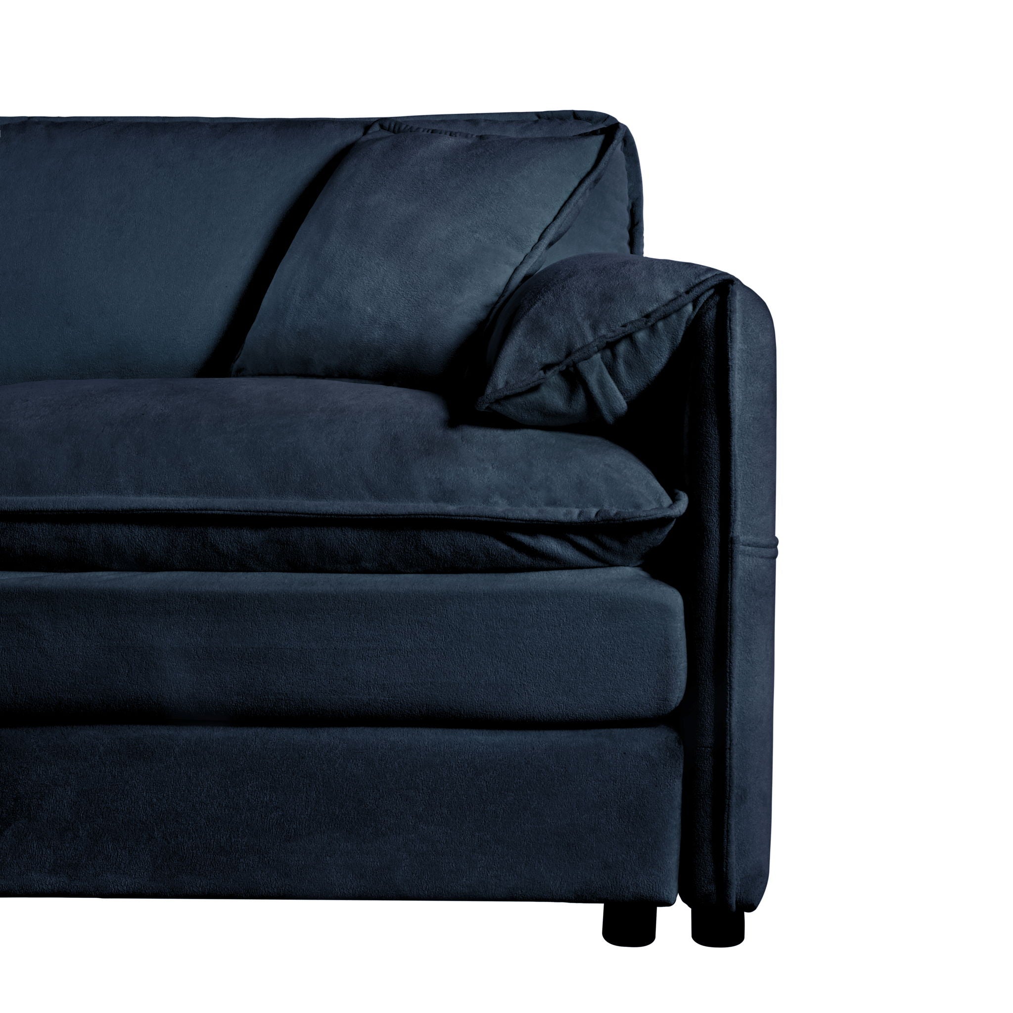 Modern Oversized Loveseat Sofa With Deep Seat And Diy Combination