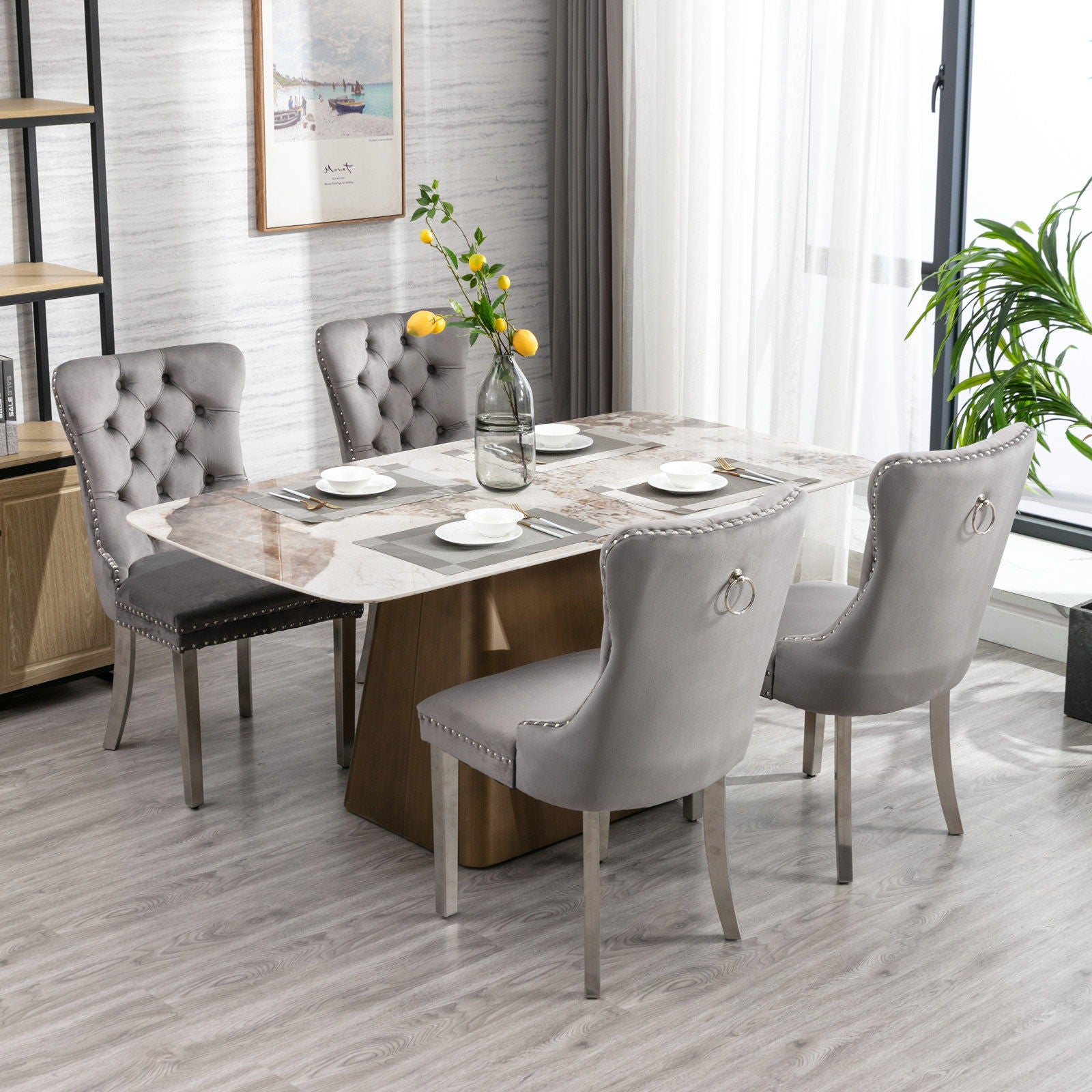 Nikki - Contemporary Upholstered Dining Chair (Set of 2)