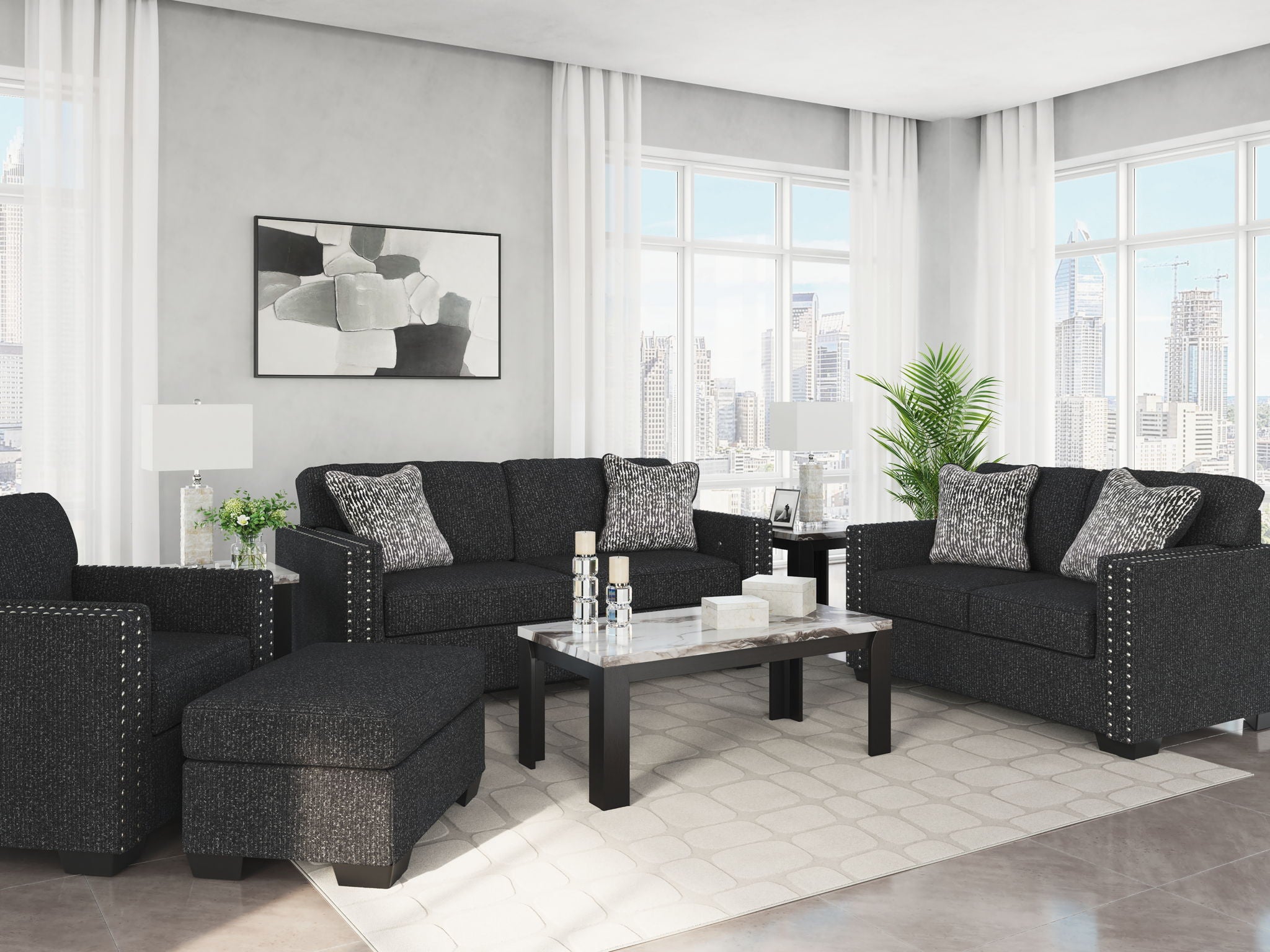 Jasmine Peaks - Living Room Set