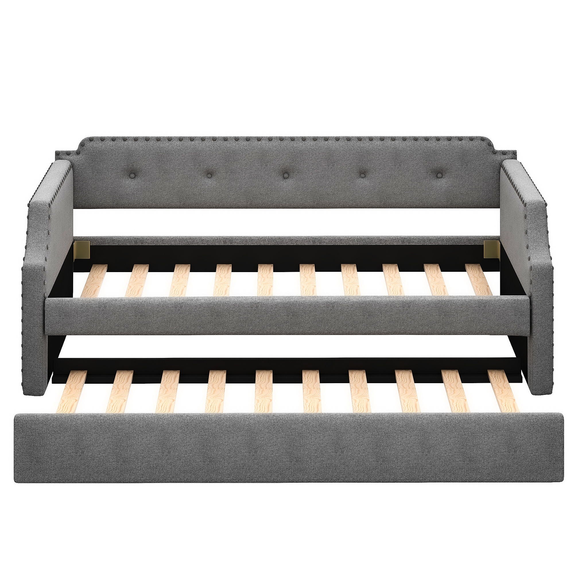 Upholstered Daybed With Trundle