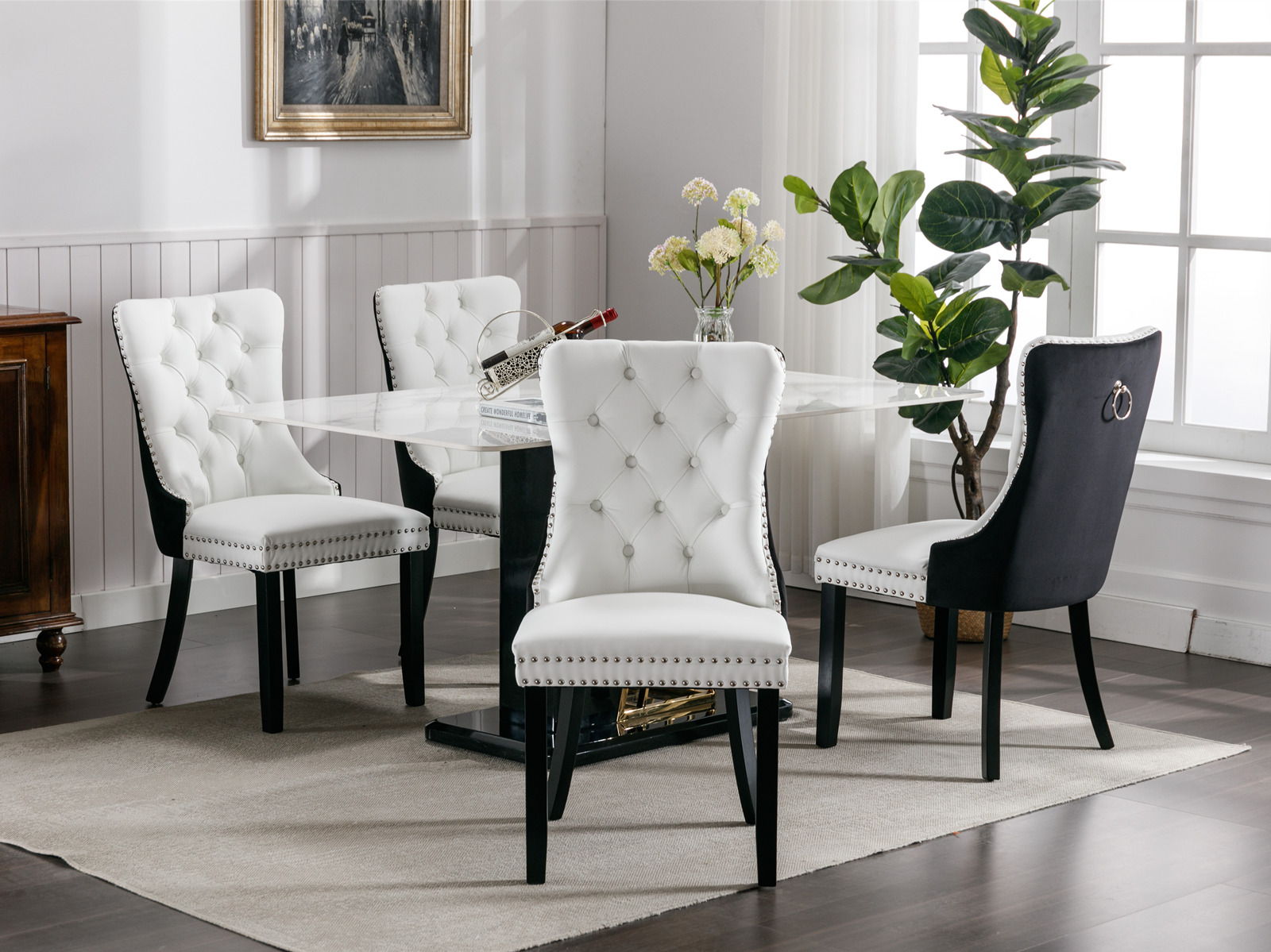 Nikki - Modern Upholstered Dining Chair (Set of 2)