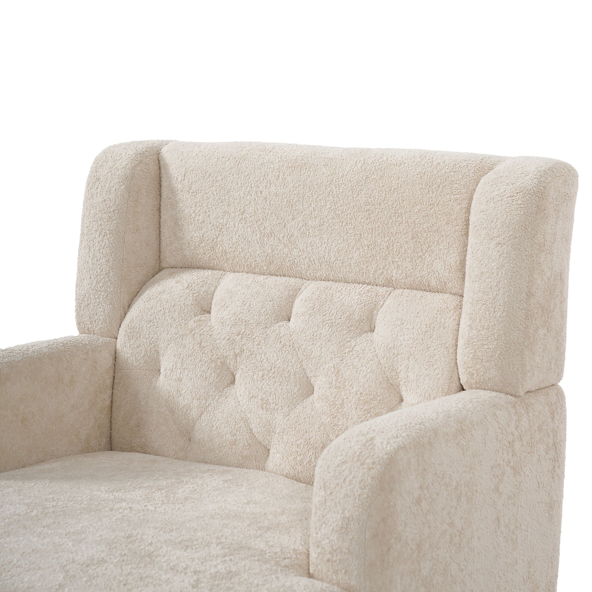 Modern Tufted Upholstered Accent Chair For Living Room