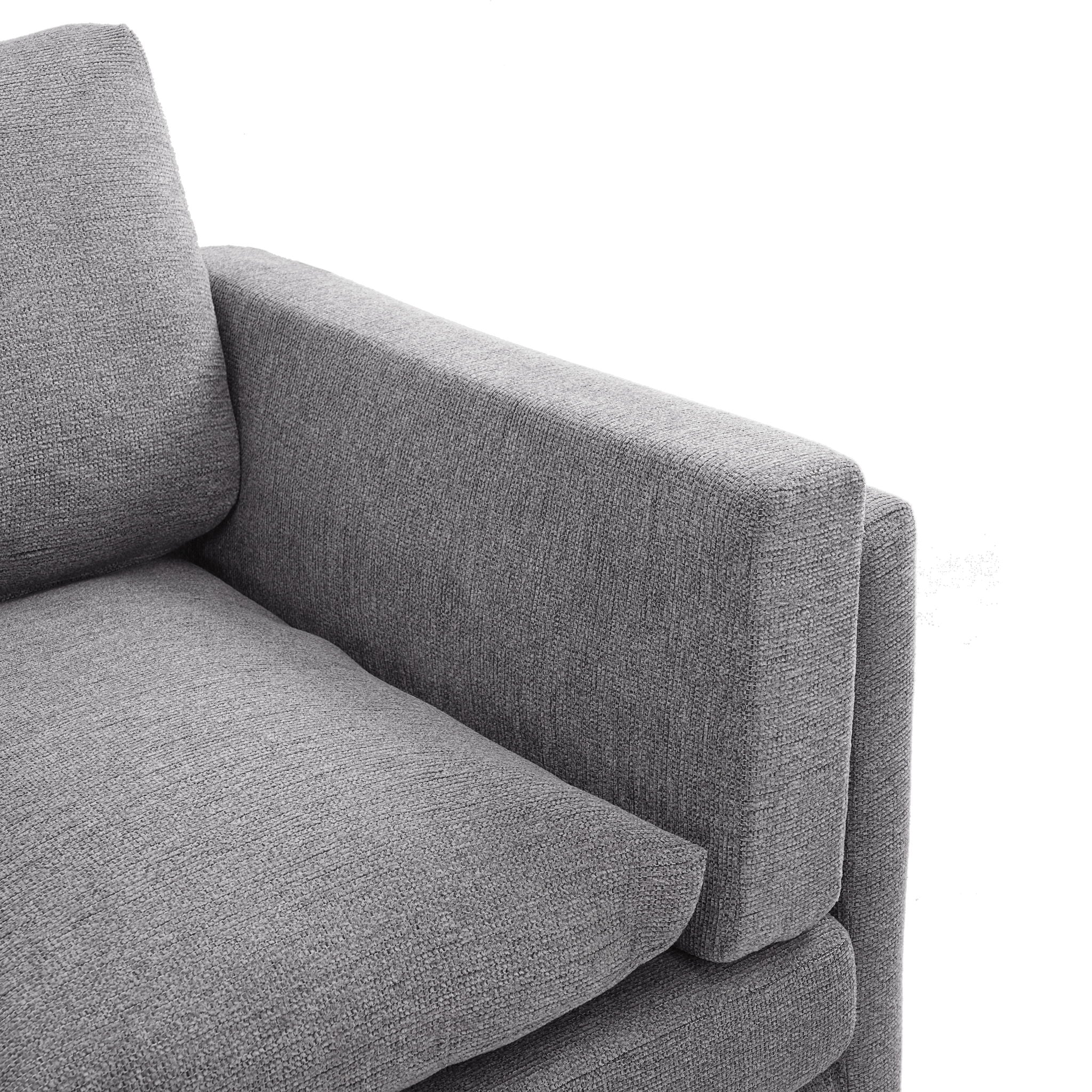 3 Seater Sofa With Dual Layer Seat Cushions
