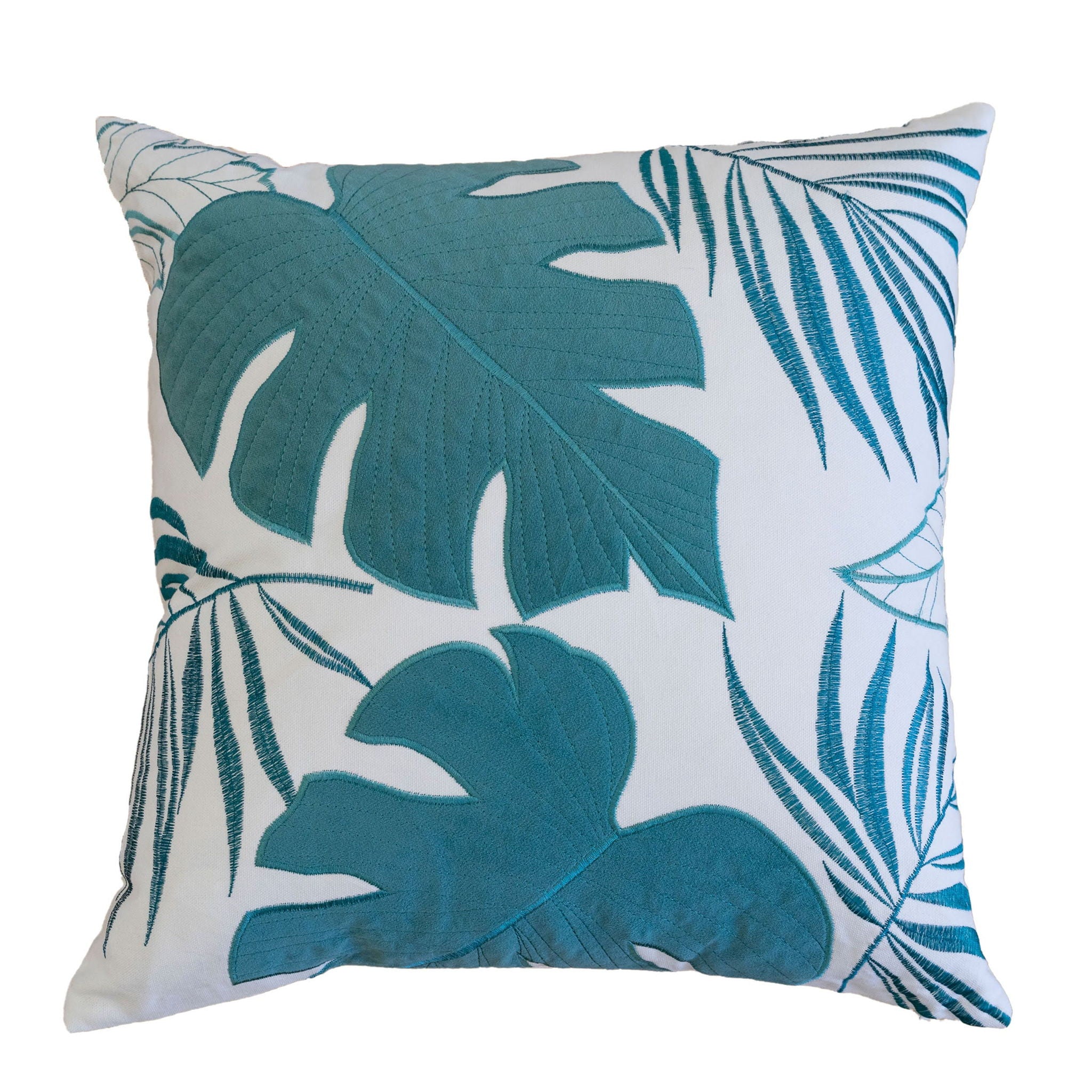 Autumn Vibes Leaf Accent Pillow