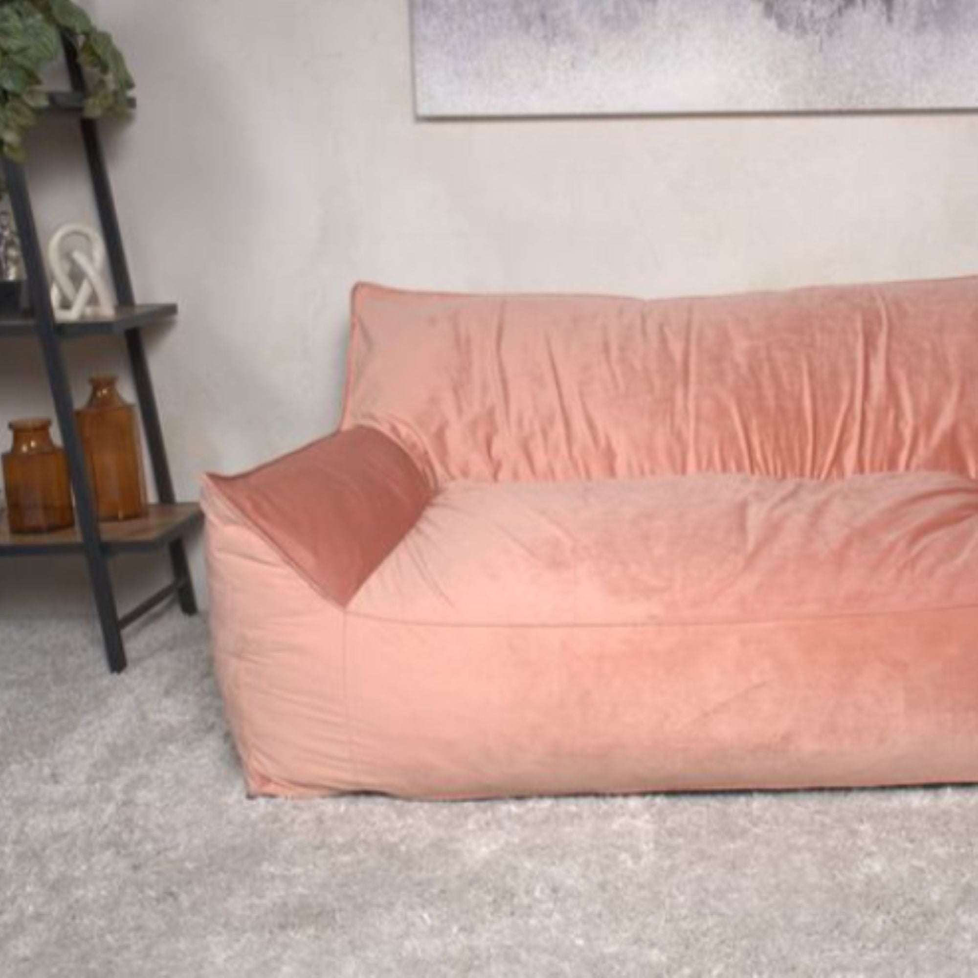 Fila - een Oversized Seater Bean Bag Chair With Armrests