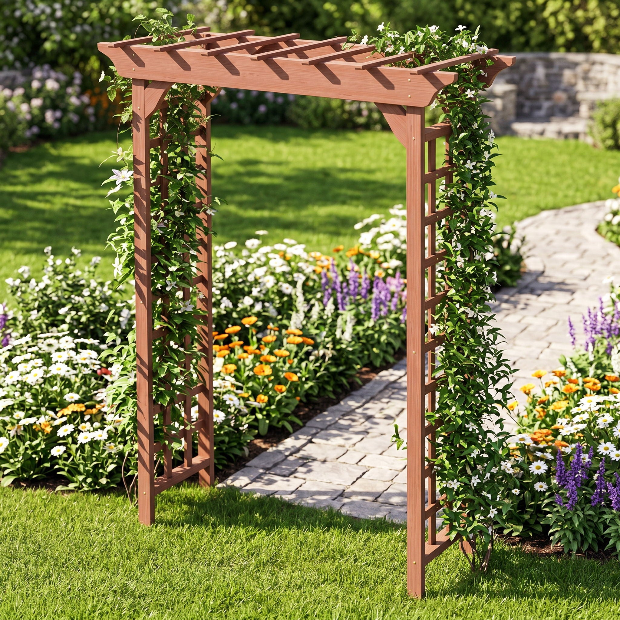 Wedding Arbor With Trellis Design