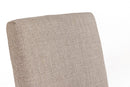 Modrest Beasley - Modern Beige Linen + Brass Counter Chair