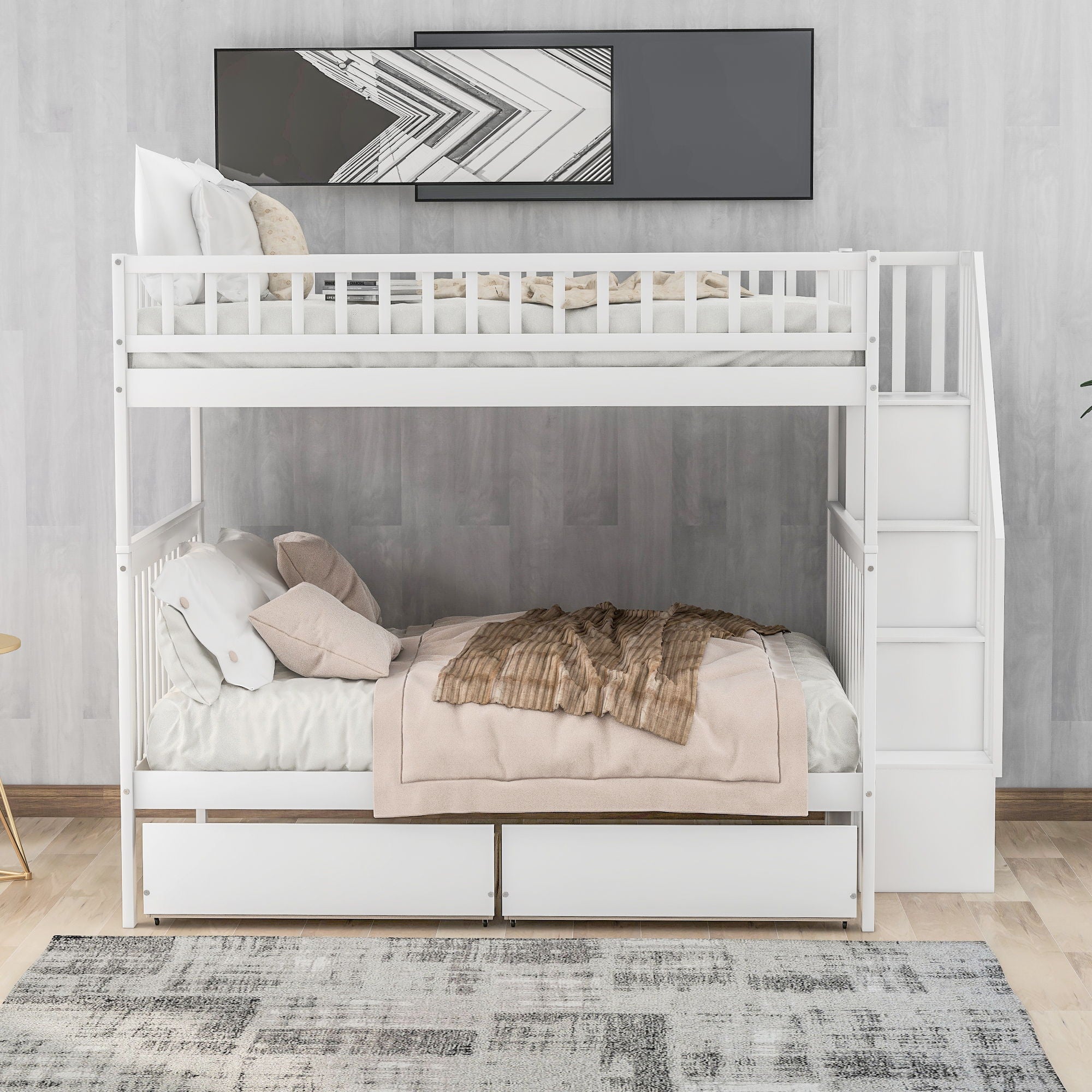 Bunk Bed With Staircase