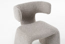 Modrest Bergman - Modern Off-White Fabric Dining Chair