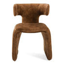 Modrest Bergman - Modern Brown Velvet Dining Chair