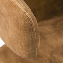 Modrest Bergman - Modern Brown Velvet Dining Chair