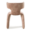 Modrest Bergman - Modern Light Brown Velvet Dining Chair