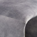 Modrest Bergman - Modern Grey-Blue Velvet Dining Chair