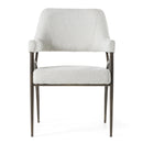 Modrest Betty - Modern Off-White Fabric + Bronze Dining Chair