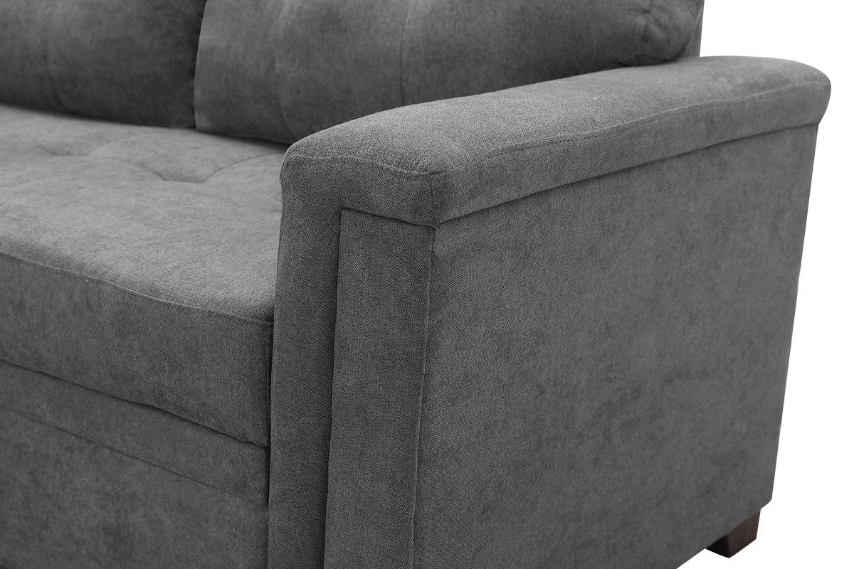 Ashlyn - Reversible Sleeper Sectional Sofa With Storage Chaise, USB Charging Ports And Pocket