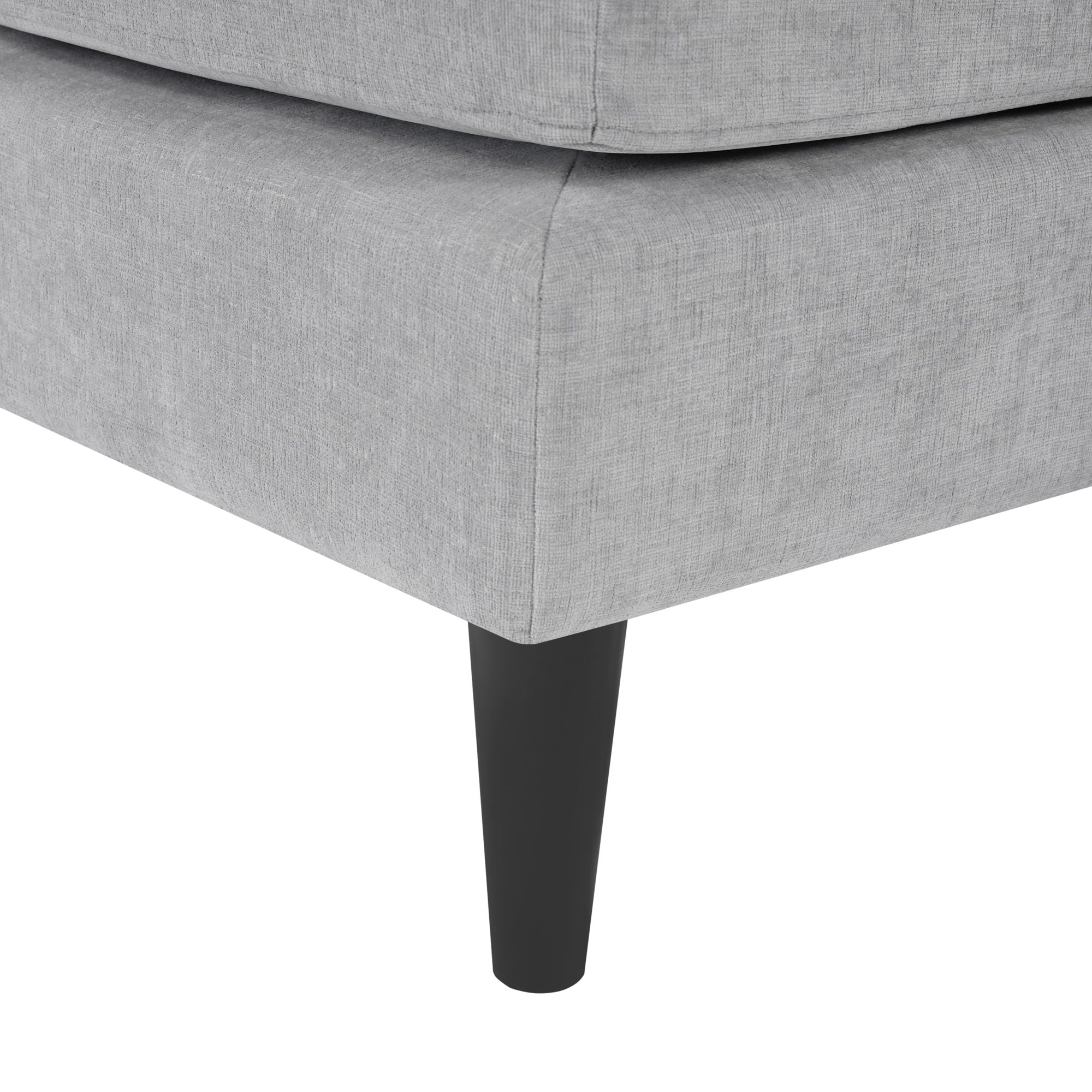 Chaise Lounge Sofa Bed With Dual Layer Armrests For Living Room