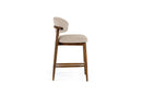 Modrest Blum - Modern Beige Linen Counter Chair