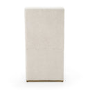 Modrest Bounty - Modern Beige Fabric + Antique Brass Dining Chair (Set of 2)