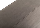Nova Domus Bryan Modern Grey Velvet & Gold Bed