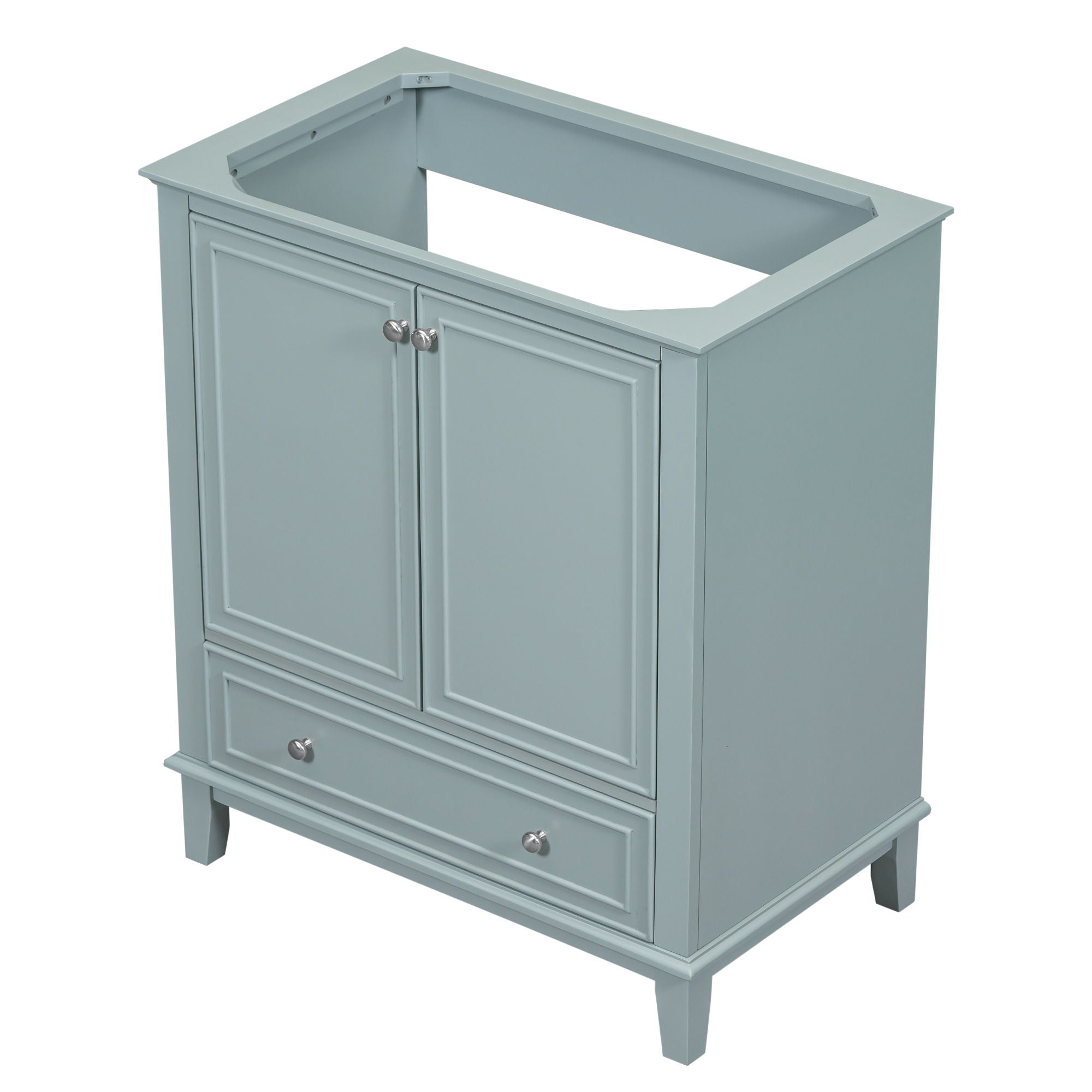 Modern Bathroom Vanity Base Only With Doors And Drawer