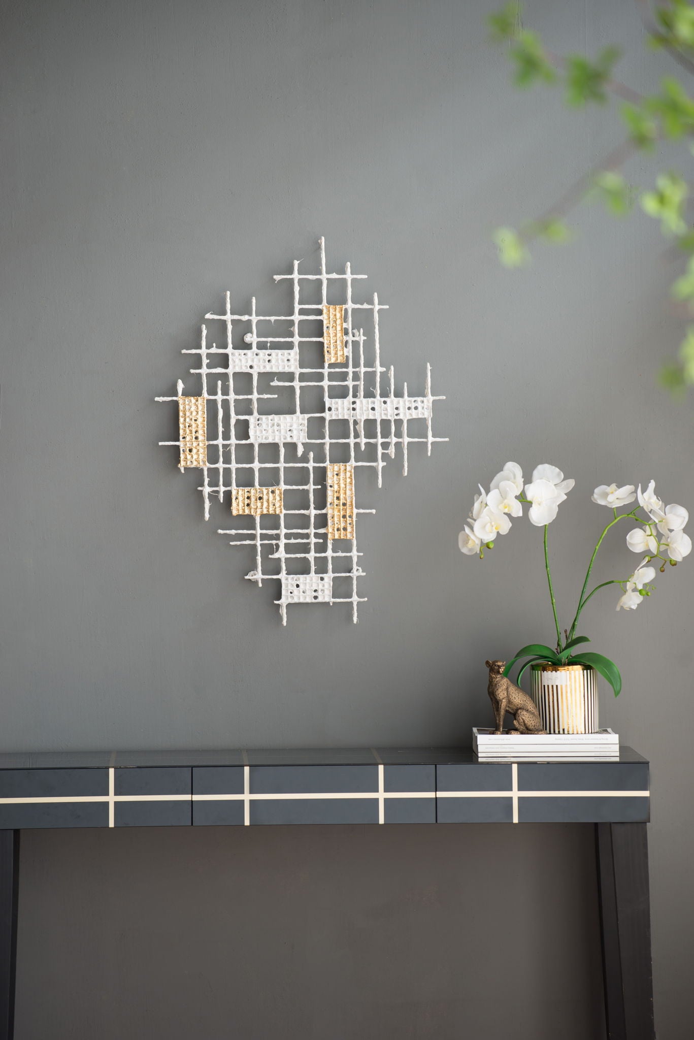 Wall Decor - White / Gold