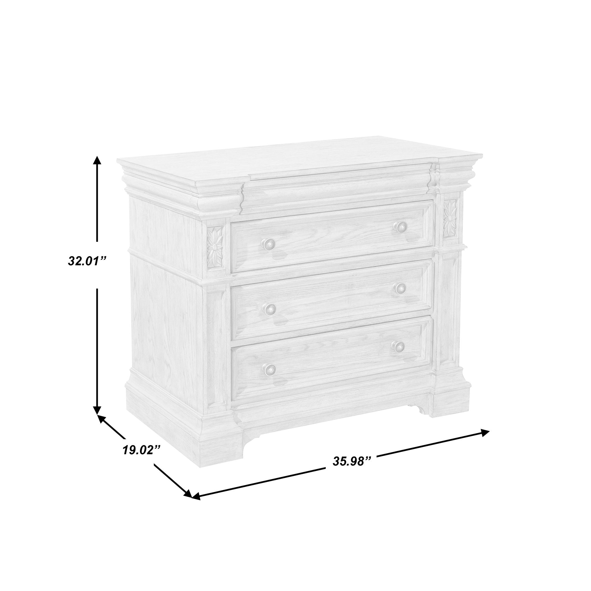 Kingsbury - 4 Drawer Bachelor's Chest - Gray