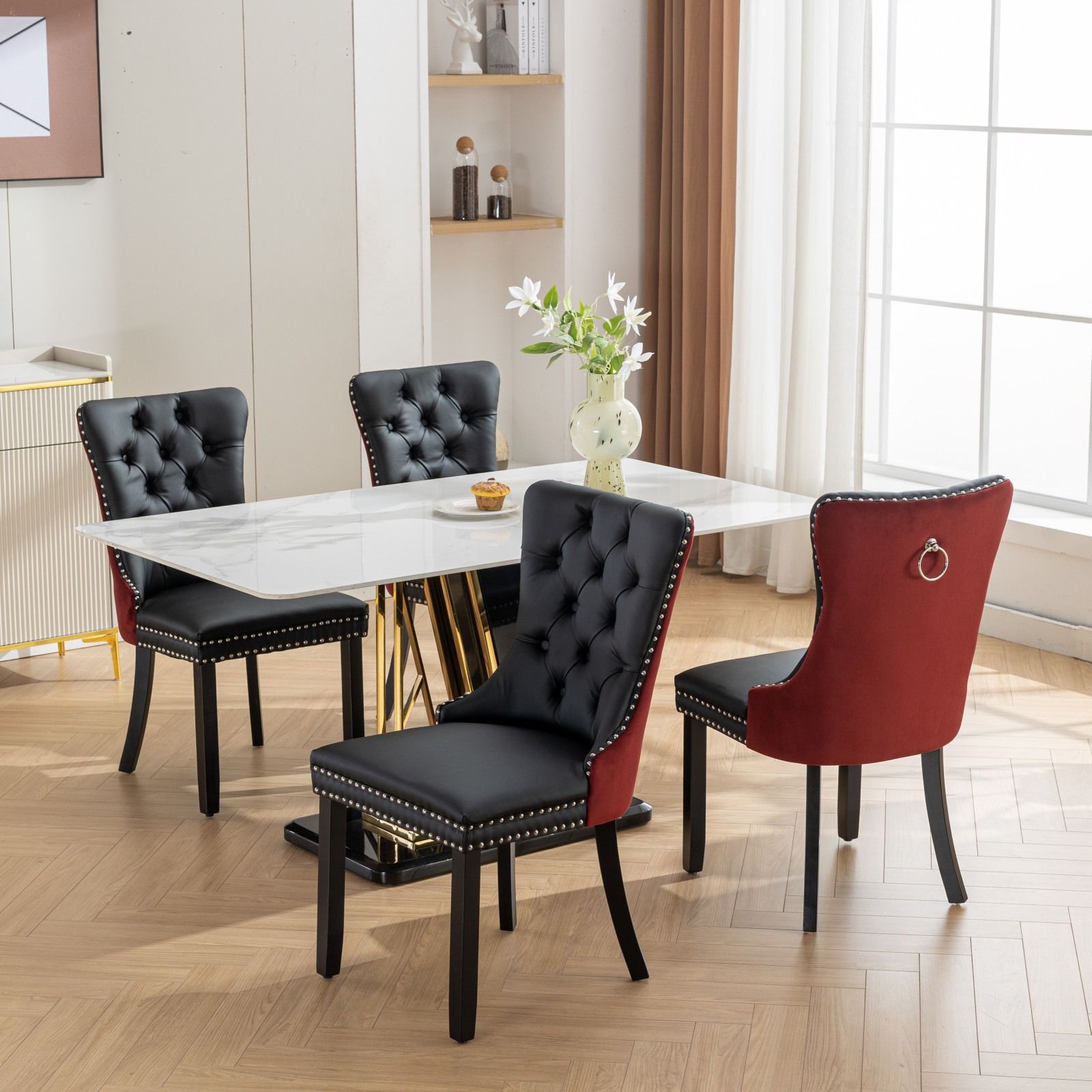 Nikki - Modern Upholstered Dining Chair (Set of 2)