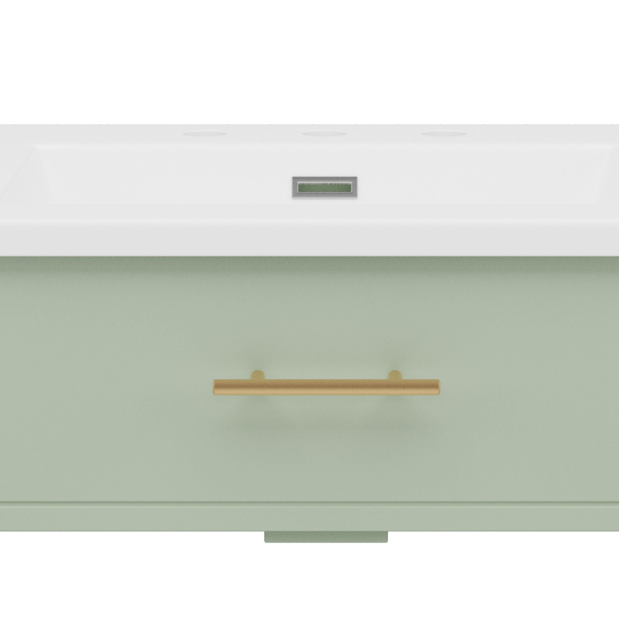 Bathroom Vanity With Sink, Soft Close Doors And Adjustable Shelf