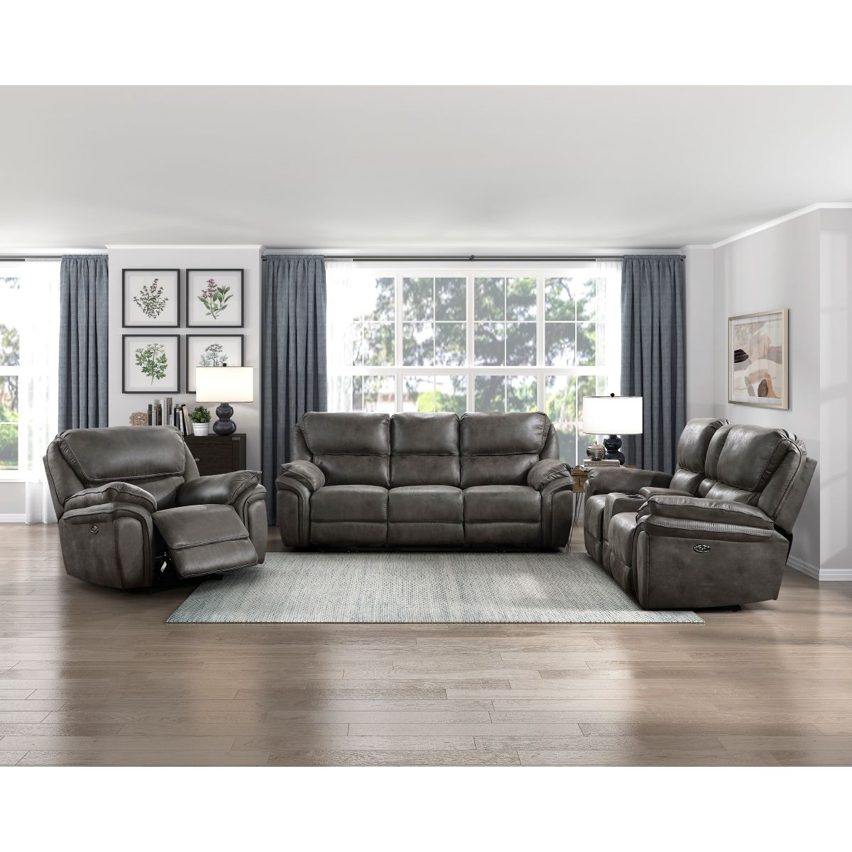 Proctor - Double Reclining Loveseat With Center Console