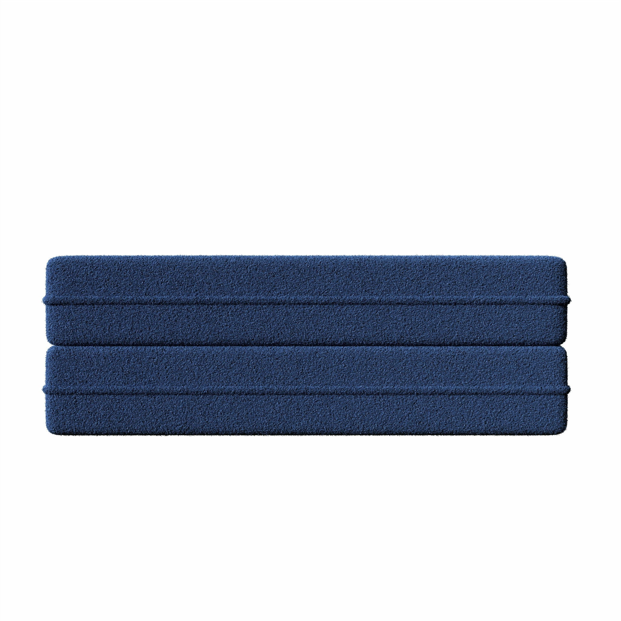 Modern Floor Sofa, With 2 Pillows, Convertible Teddy Fabric Foam Filled Bed