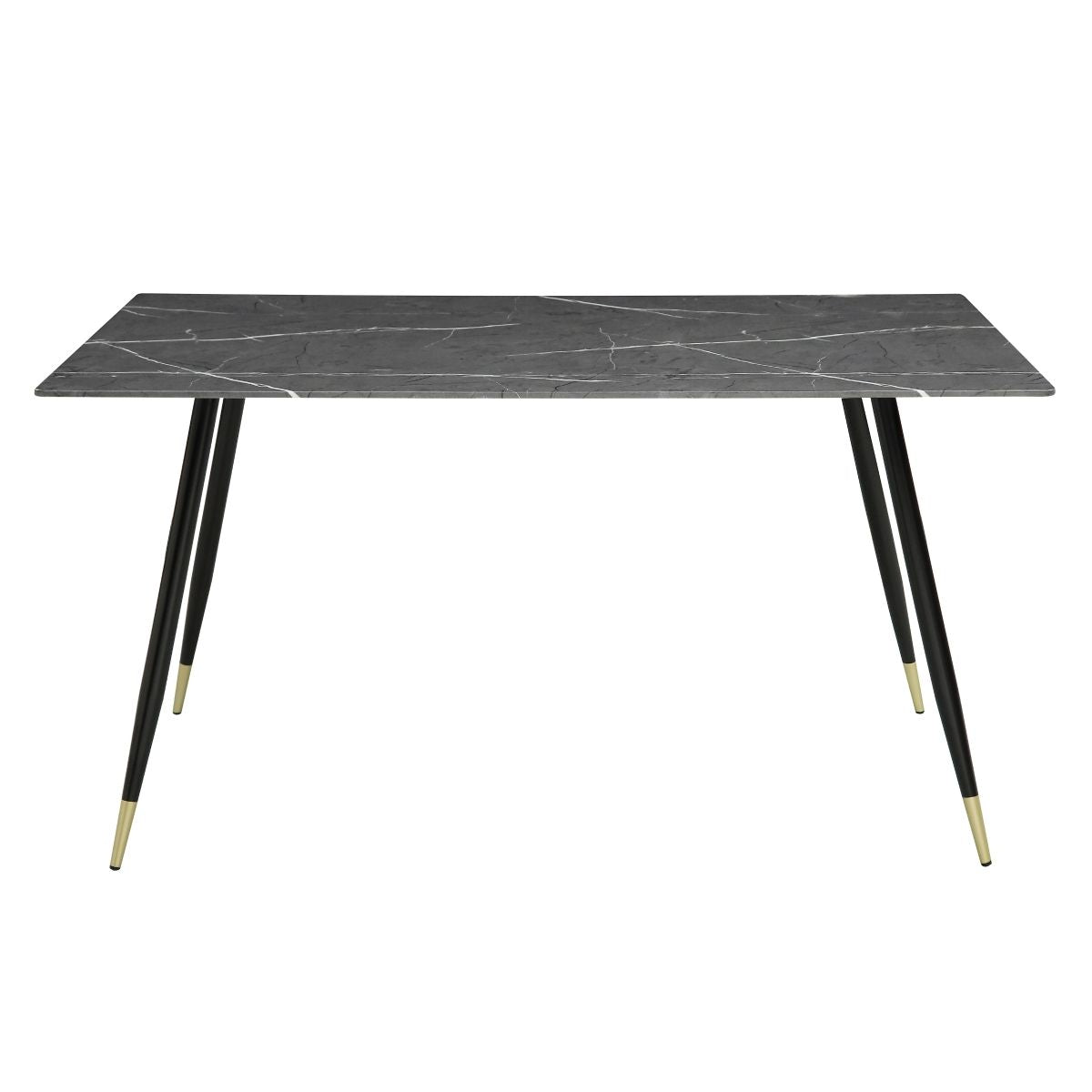 Clemente - Dining Table - Black / Dark Gray