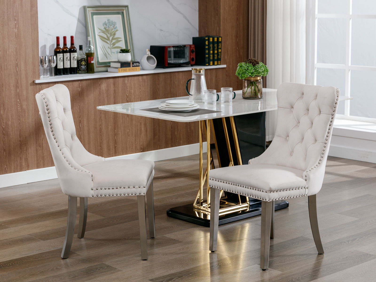 Nikki - Contemporary Upholstered Dining Chair (Set of 2)