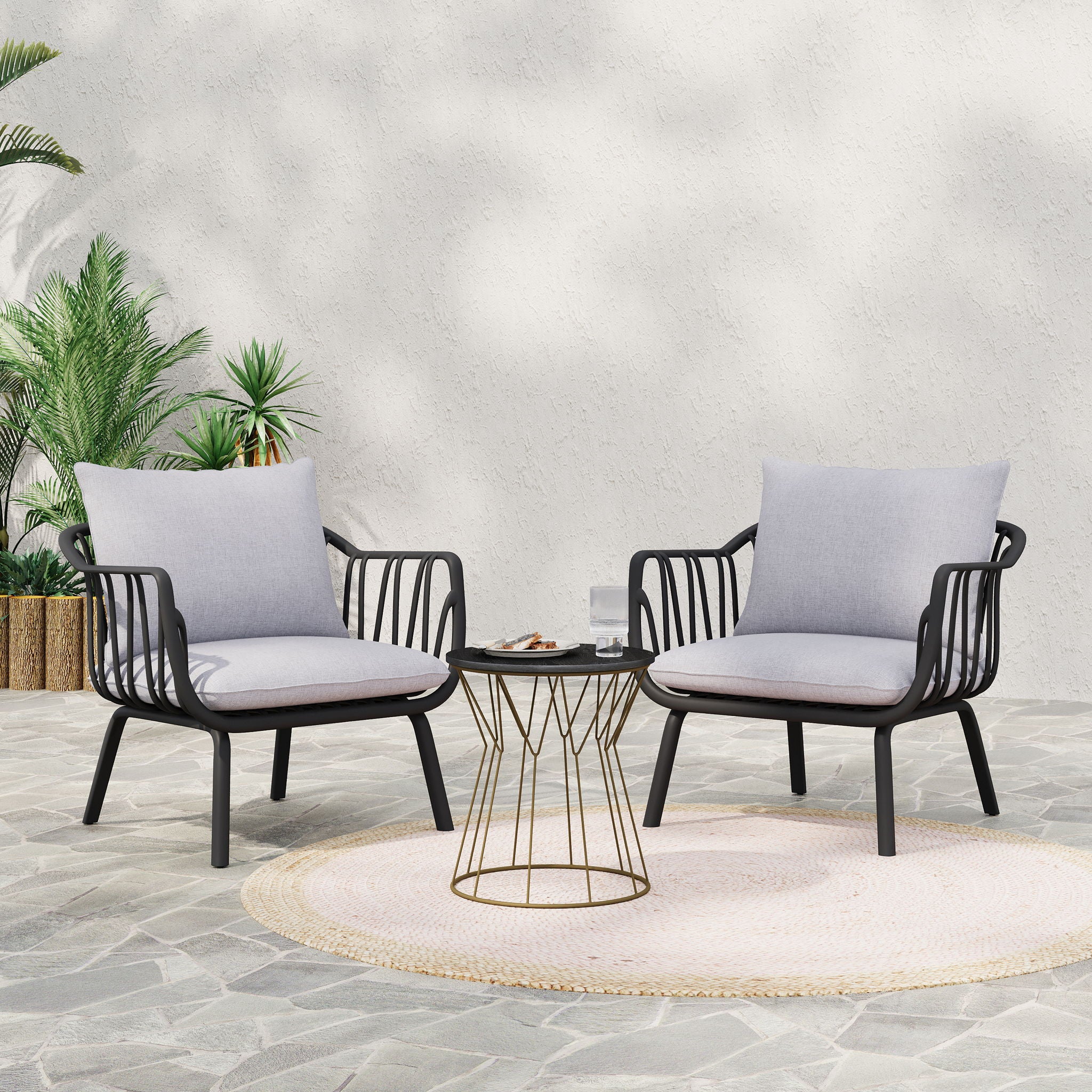 Huron - Outdoor Club Chair (Set of 2)