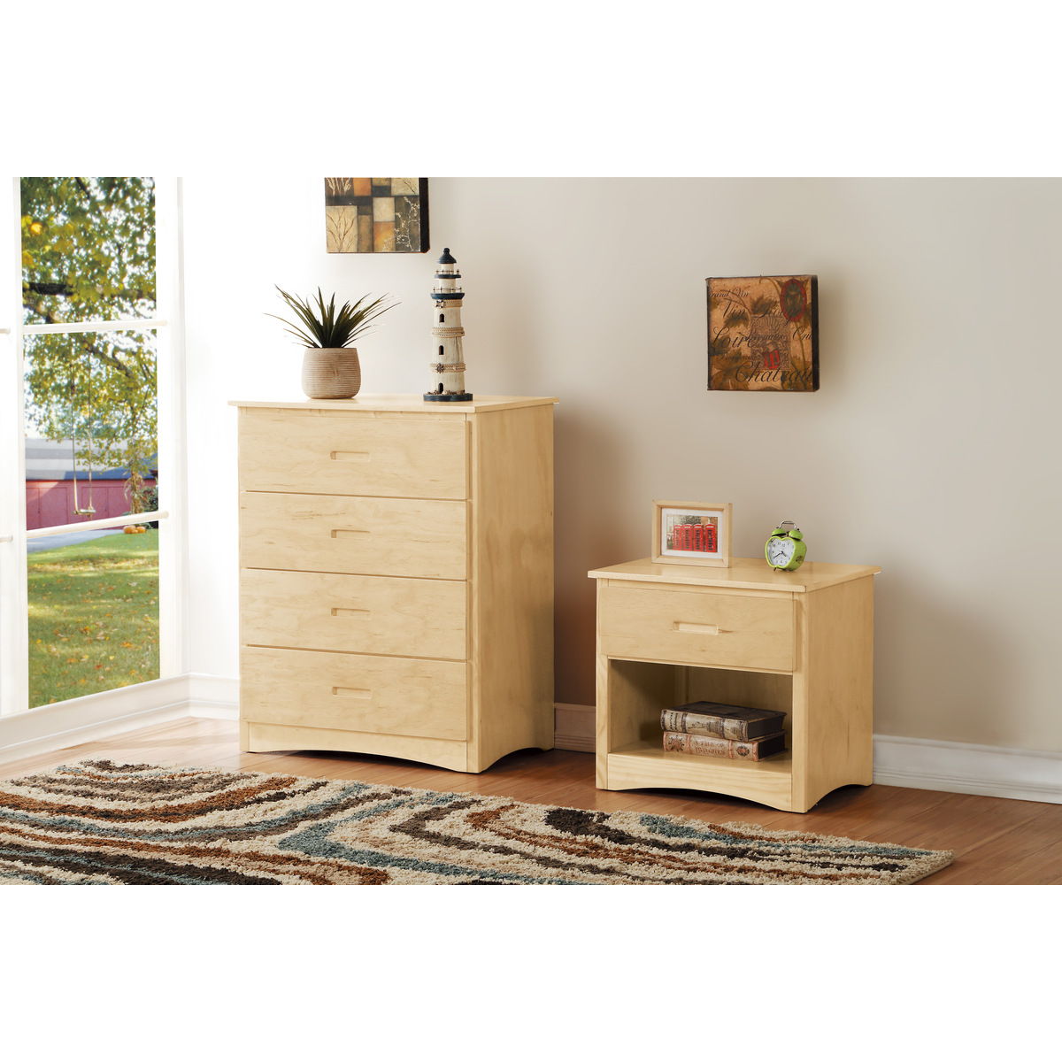 Bartly - Nightstand - Natural