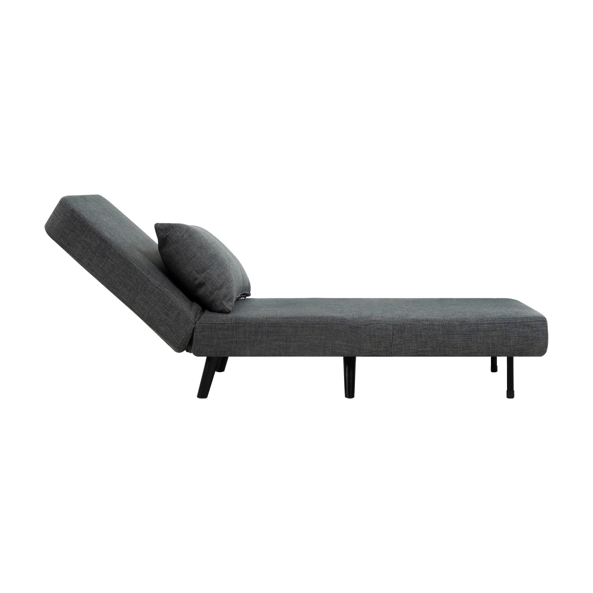 3 In 1 Foldable Chaise Lounge With Adjustable Backrest