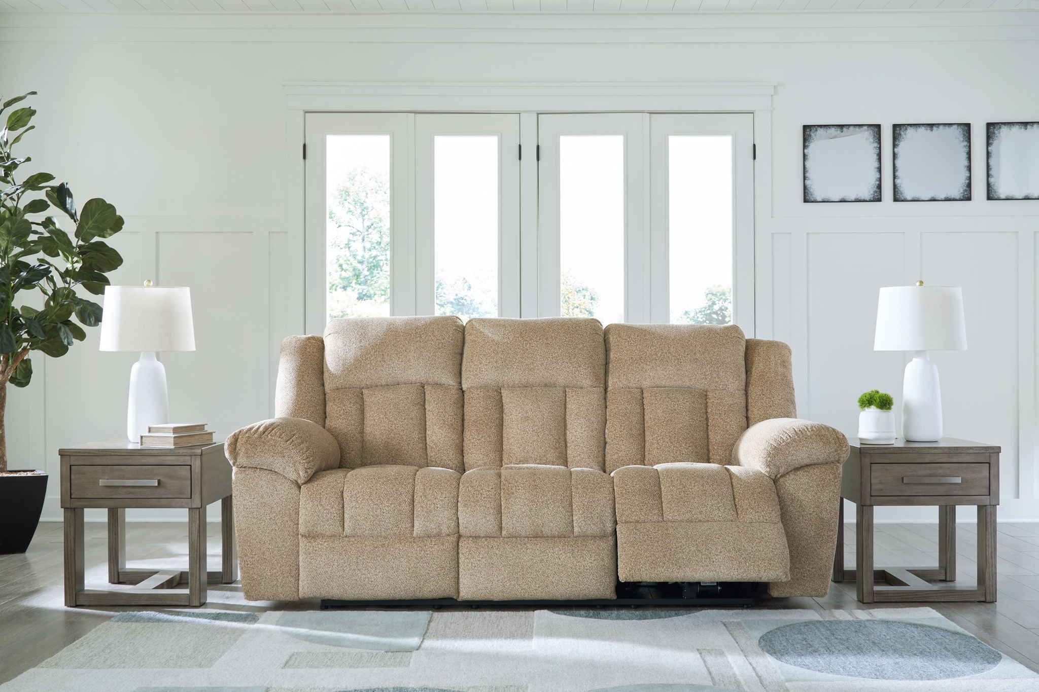 Tip-Off - Power Reclining Sofa With Adj Headrest