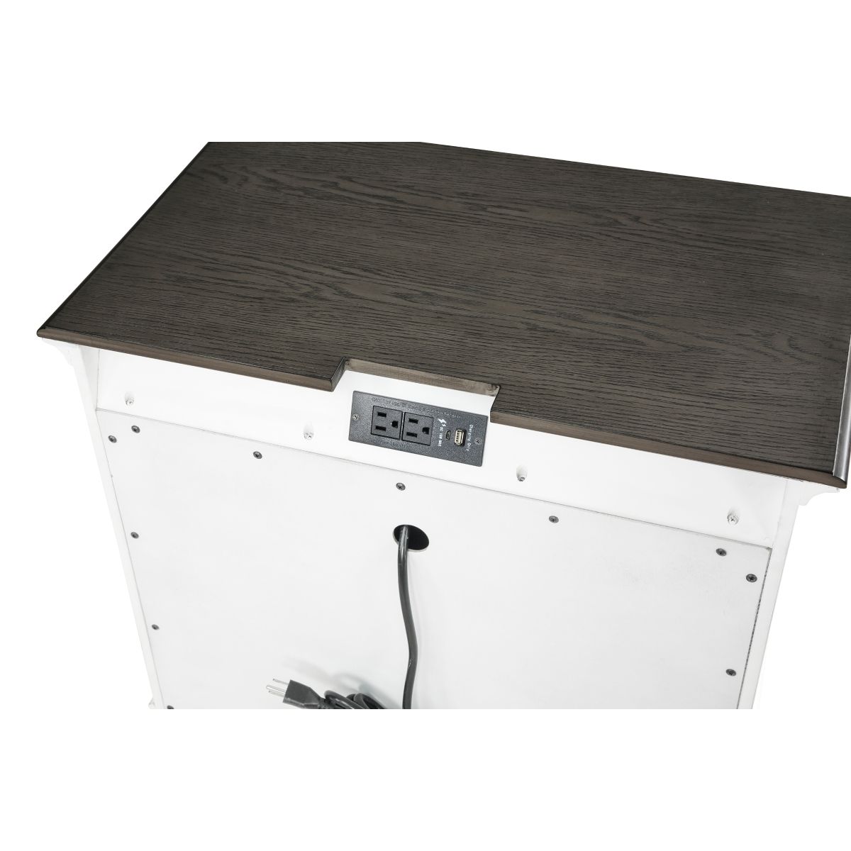 Chesterton - Nightstand - White / Brown