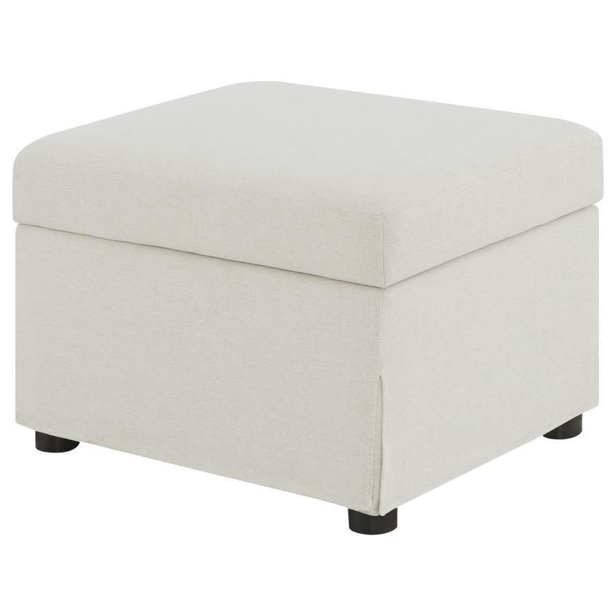 Winter - Upholstered Hydraulic Lift Top Storage Ottoman