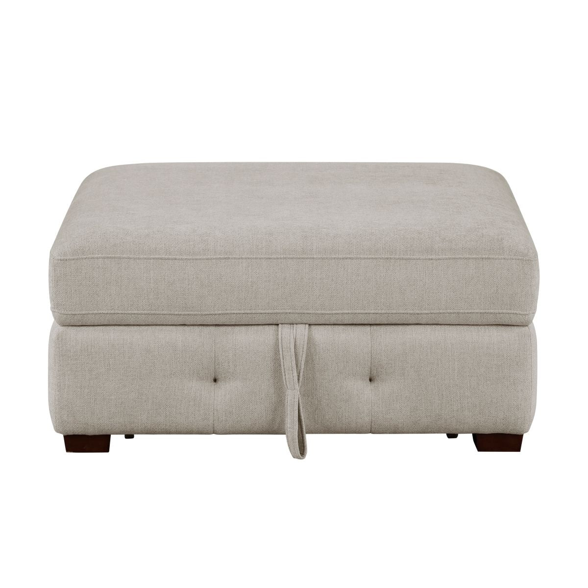 Raife - Storage Ottoman - Taupe